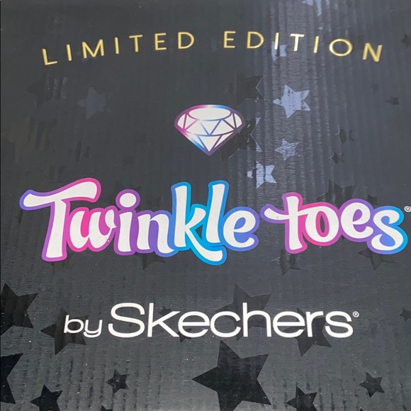 LIMITED EDITION TWINKLE TOES SKECHERS SIZE 11 - Picture 1 of 4